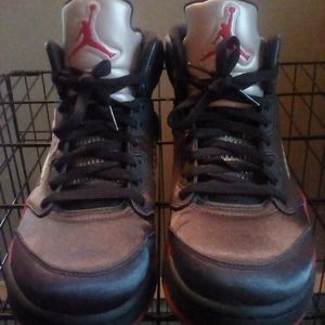 Air Jordan 5's retro satin bred